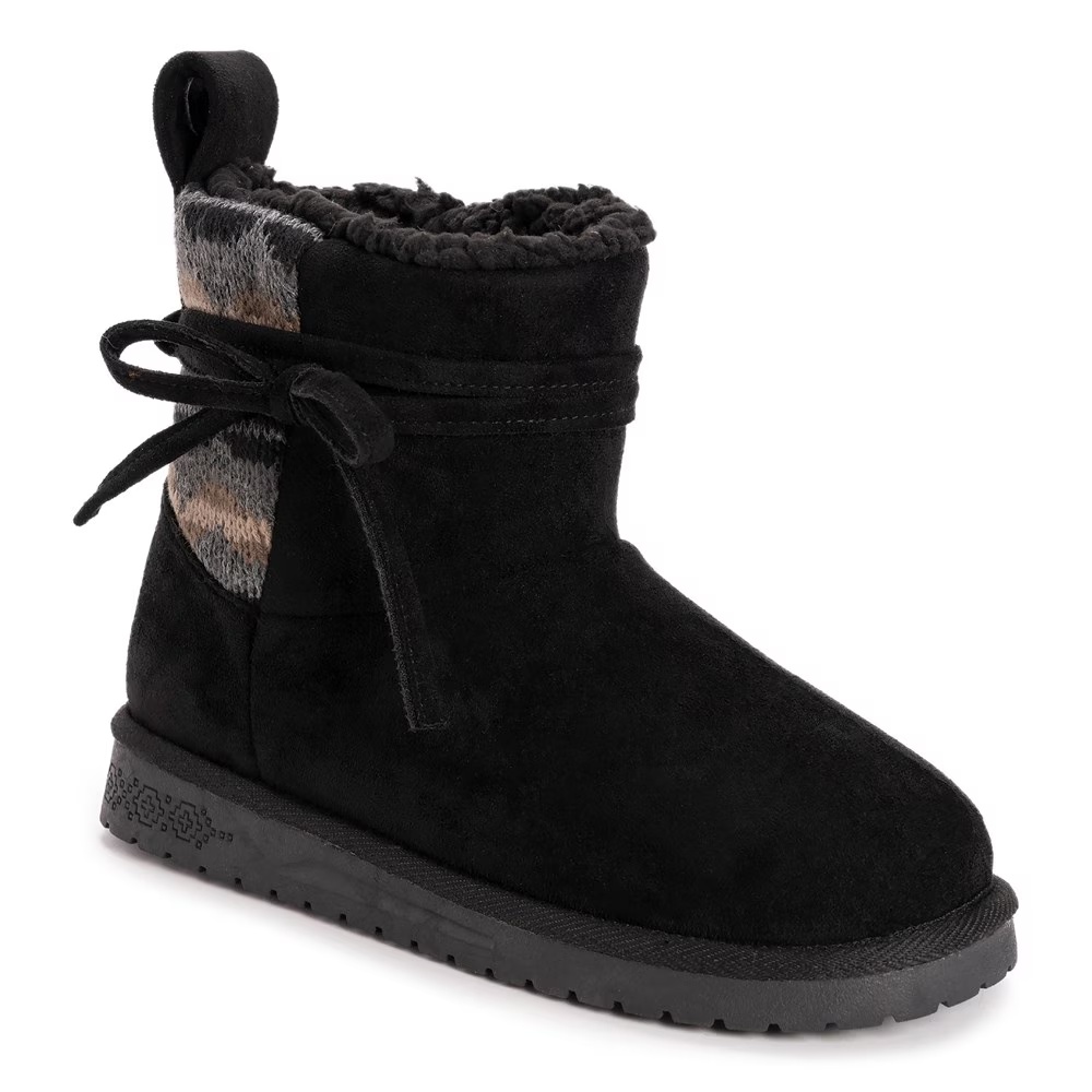 Ботильоны до щиколотки Muk Luks, black