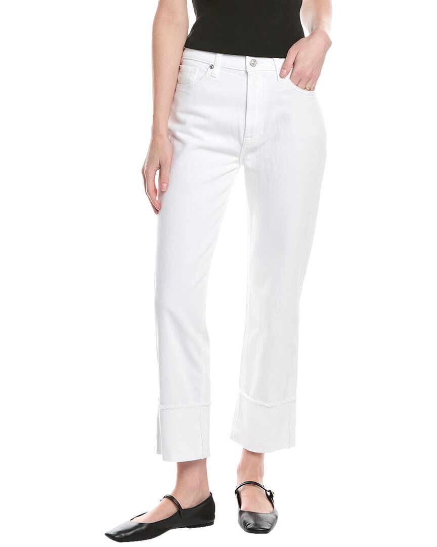 

7 For All Mankind Logan White Джинсы-дудочки