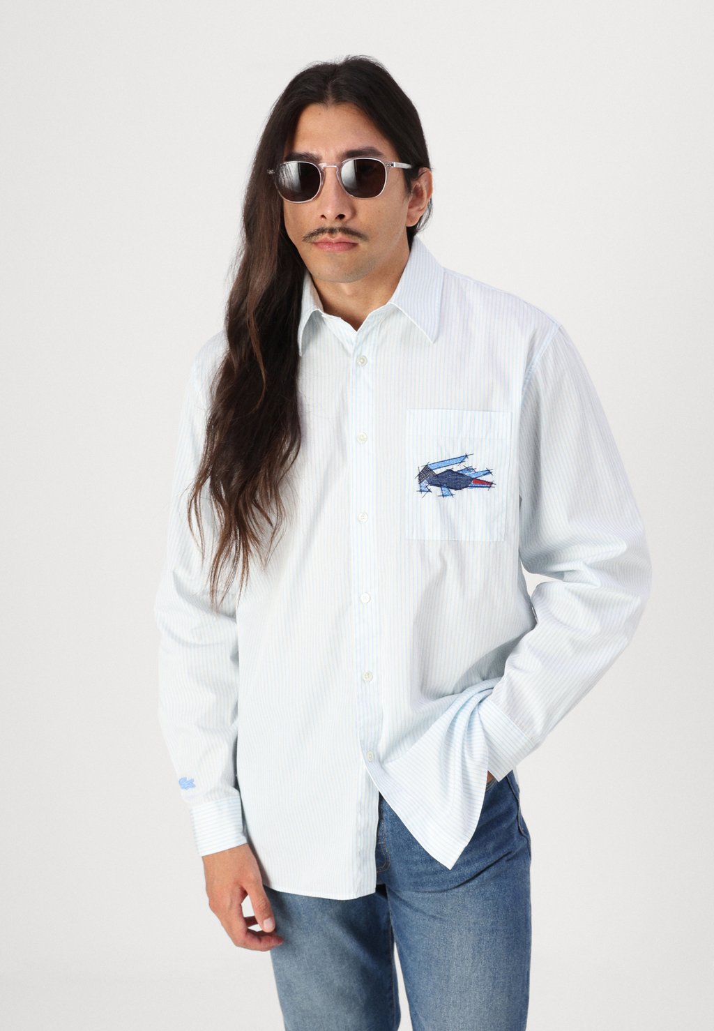 

Рубашка Lacoste, светло-голубой
