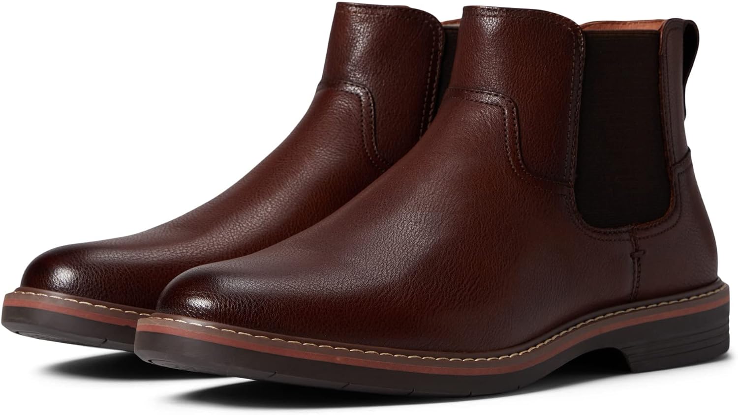 

Ботинки Florsheim Norwalk с ровным носком и резинкой, Cognac Smooth Leather