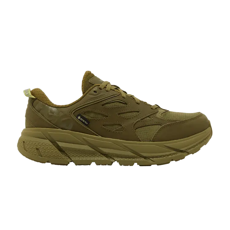 

Кроссовки HOKA Clifton L GORE-TEX 'Avocado Green Moss', зеленый