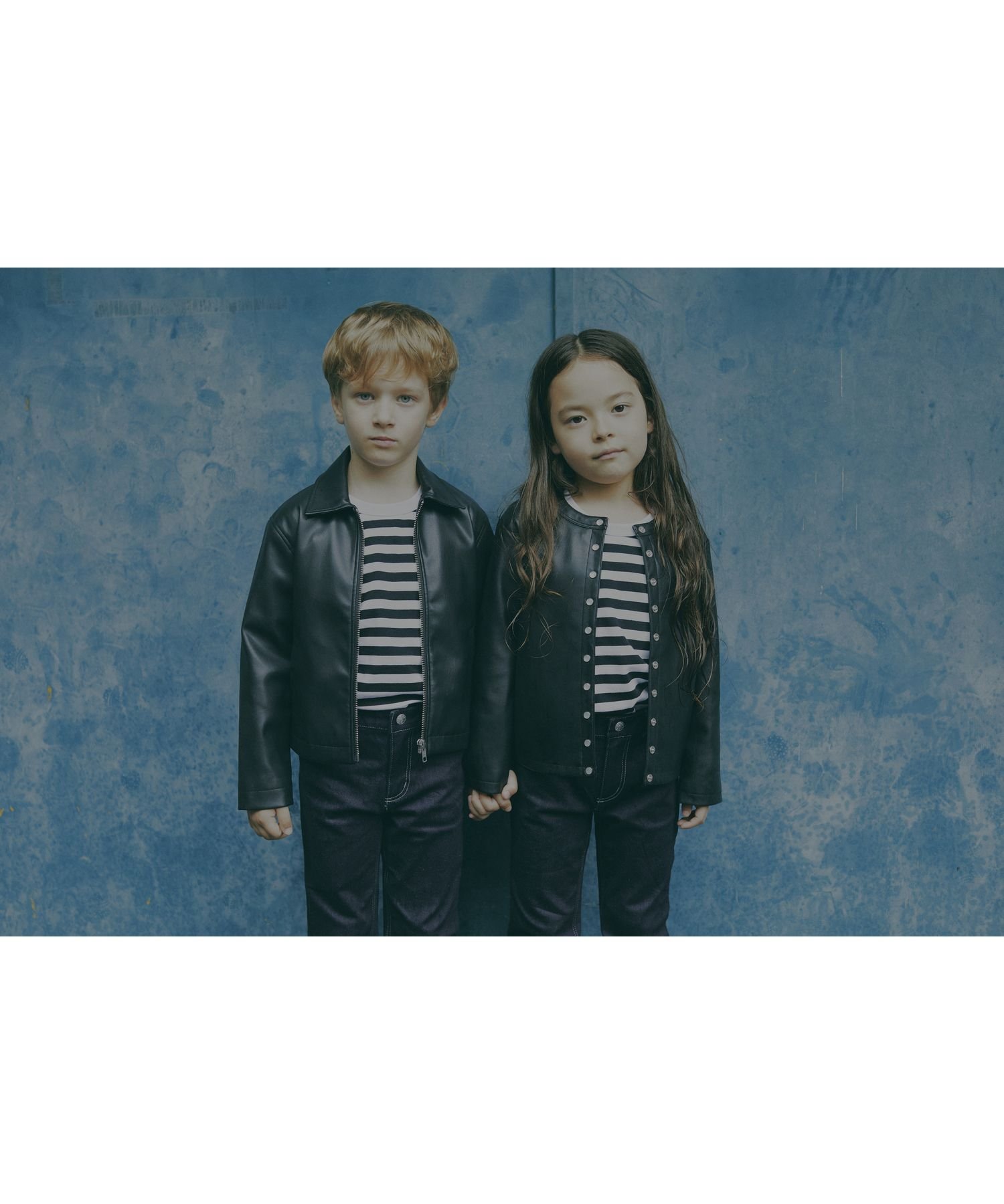 Детская хлопковая тонкая полосатая футболка с длинными рукавами Agnes b. ENFANT, Black — фото 4