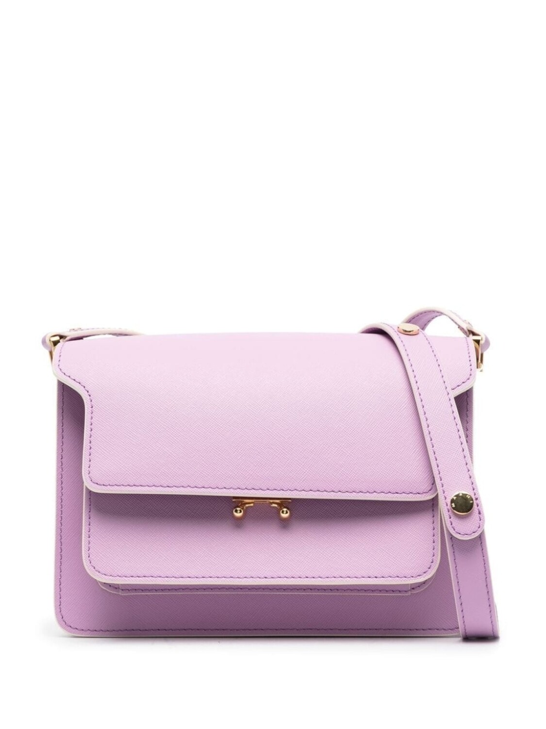 

Marni сумка на плечо Trunk, фиолетовый