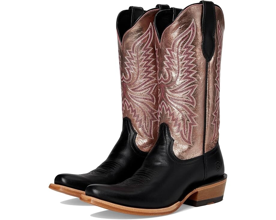 

Ботинки Ariat Futurity Flash Western Boots, цвет Midnight Black/Rose Gold Shine