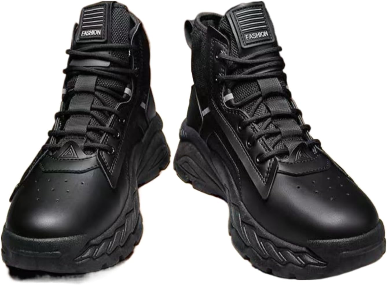 

Мужские высокие ретро-ботинки для походов Azttoztto, с толстой подошвой, для гор и пустыни, водонепроницаемые, черный