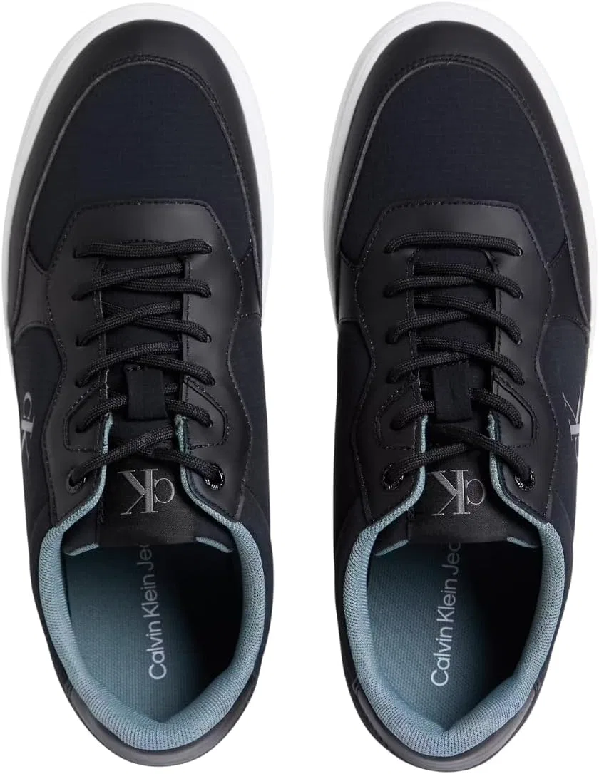 Кроссовки Calvin Klein Herren Cupsole Classic Tech Ripstop Low Top, Black Bright White Trooper — фото 4