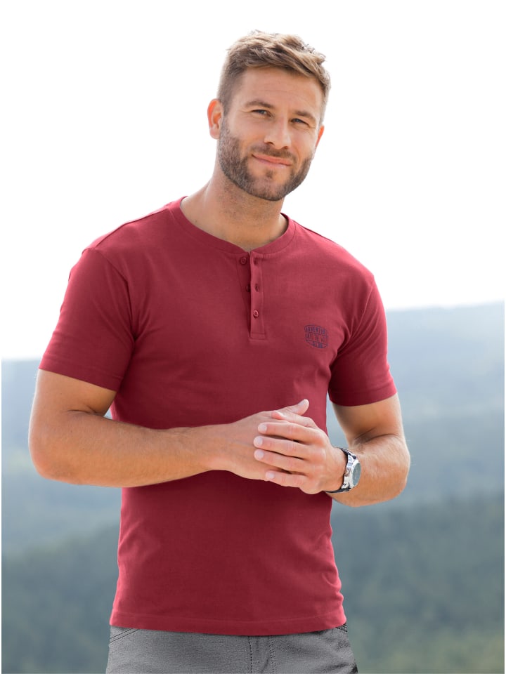 

Рубашка с короткими рукавами вишневого цвета WITT WEIDEN