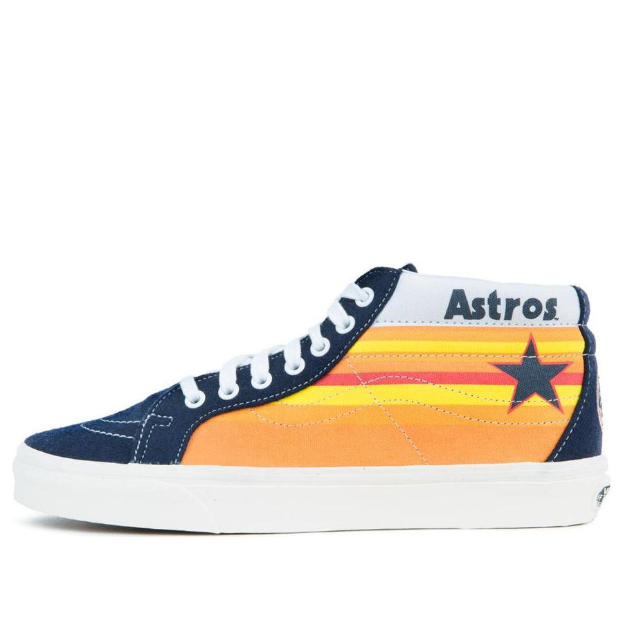 

Кроссовки Vans MLB x SK8-MID Reissue Astros 'Blue Yellow', синий