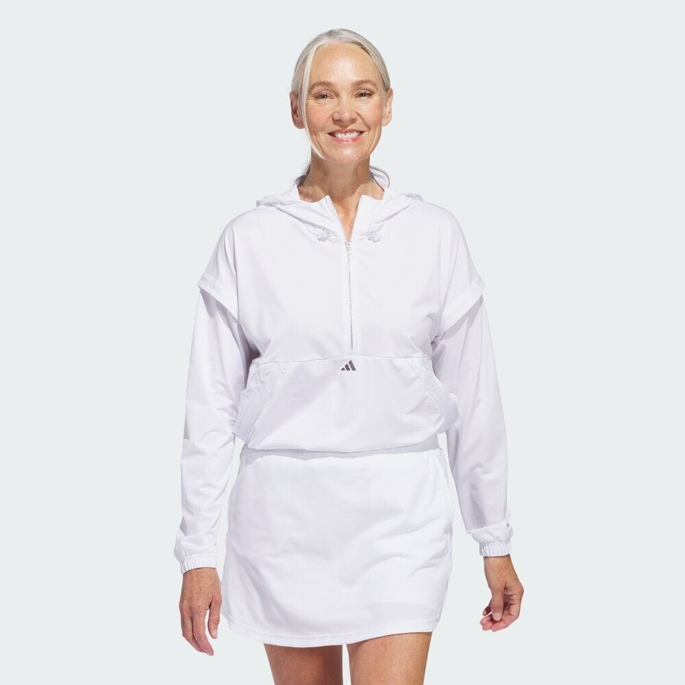 

Толстовка Adidas ULT365 Twist Knit Half Zip Hoodie, белый