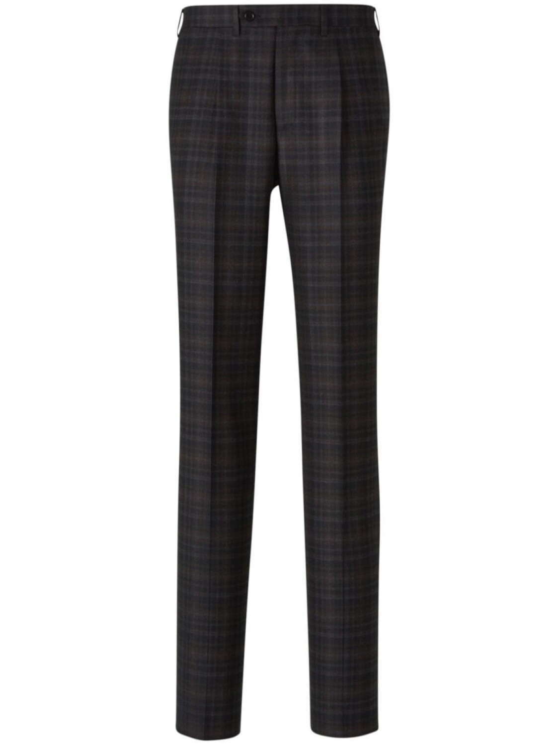 

Клетчатые брюки Canali, черный
