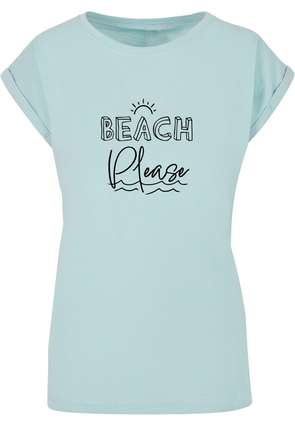 

Рубашка Merchcode Beach Please, светло-синий
