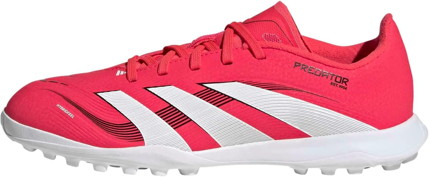 

Футбольные кроссовки Adidas Originals Boys' League Predator для игры на траве, красный/белый/черный