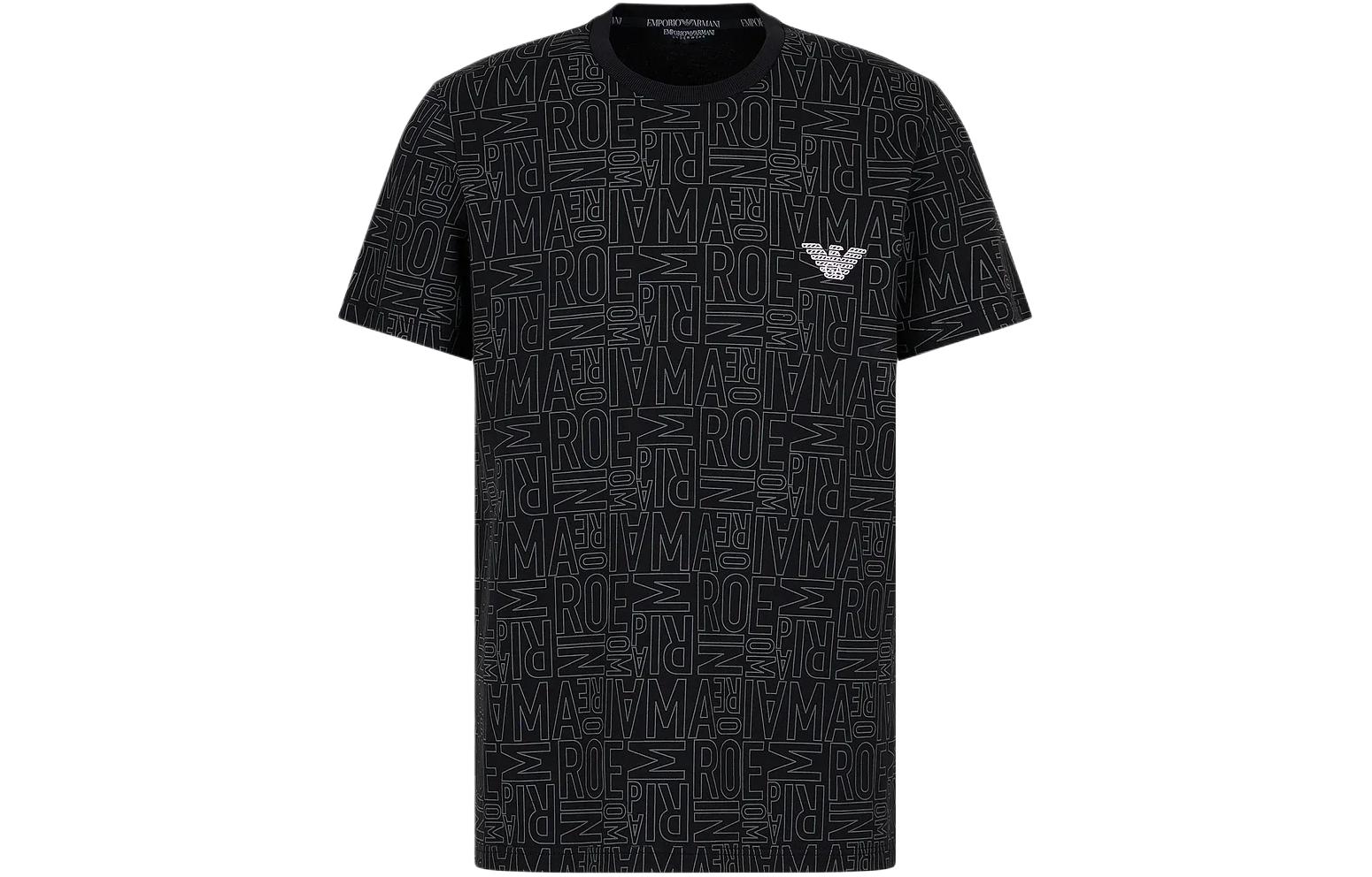 

Футболка мужская черная SS24 EMPORIO ARMANI