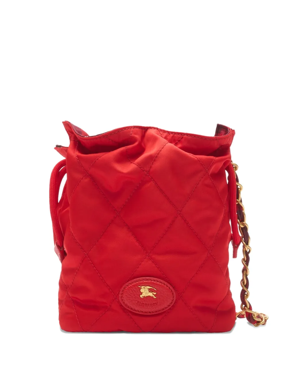 

Мини-сумка Horseshoe BURBERRY, красный