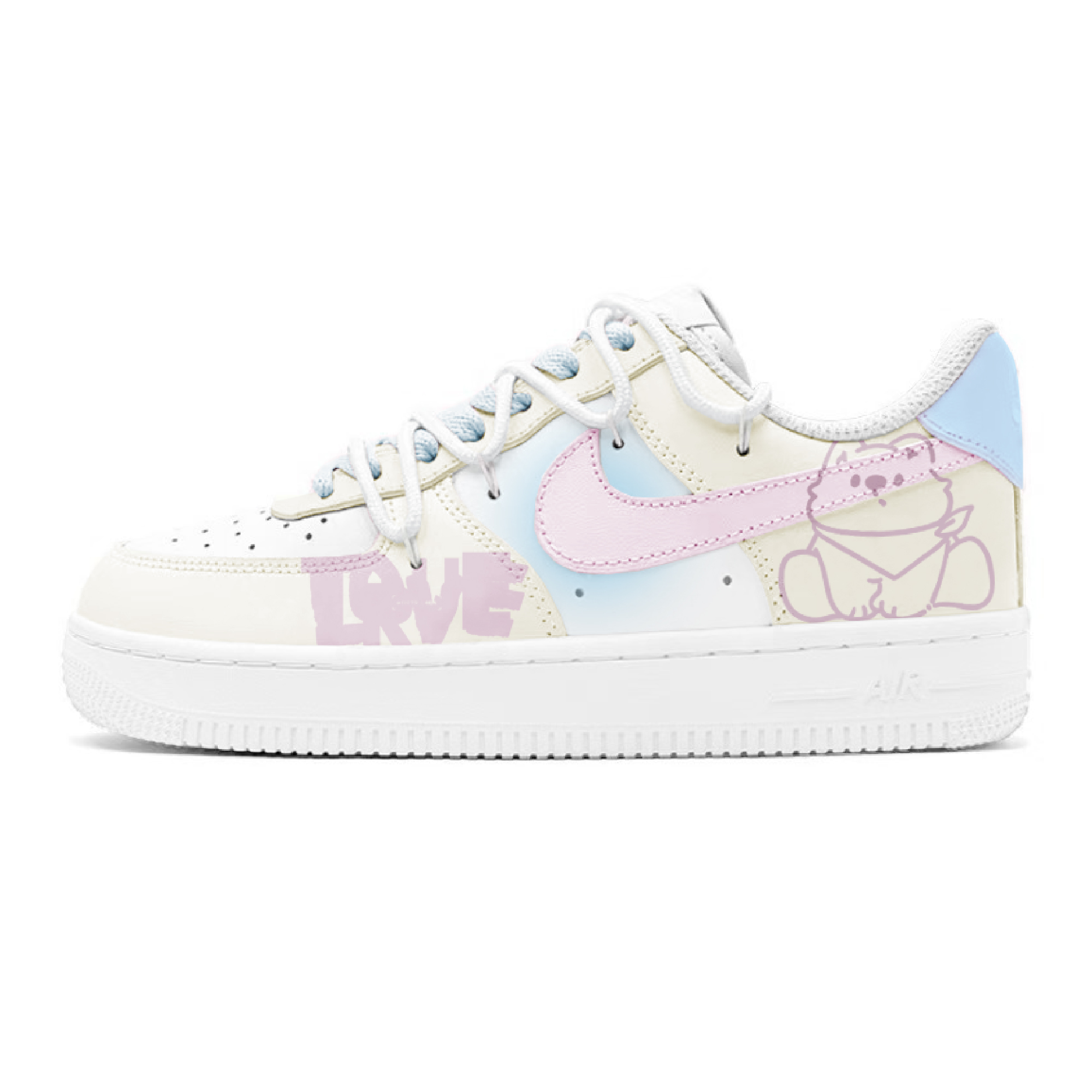 

Детские кроссовки для скейтбординга Air Force 1 для начальной школы Nike, белый