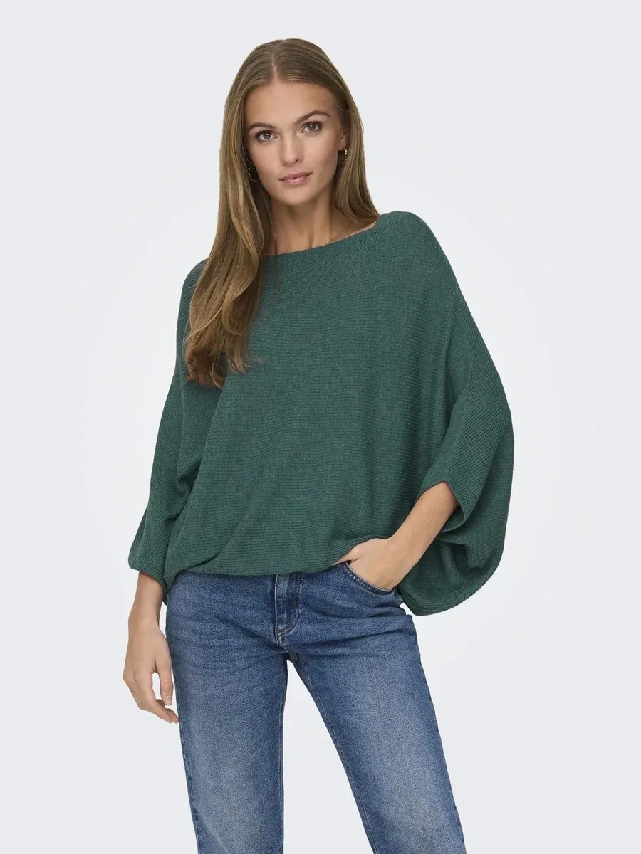 

Вязаный свитер JDY "JDYNEW BEHAVE BATSLEEVE PULLOV. КНТ НООС ", цвет North Atlantic Detail:Melange
