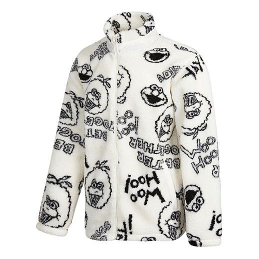 

Куртка adidas neo x SESAME STREET Crossover Limited Full Print Polar Fleece Long Sleeves Jacket White HD7298