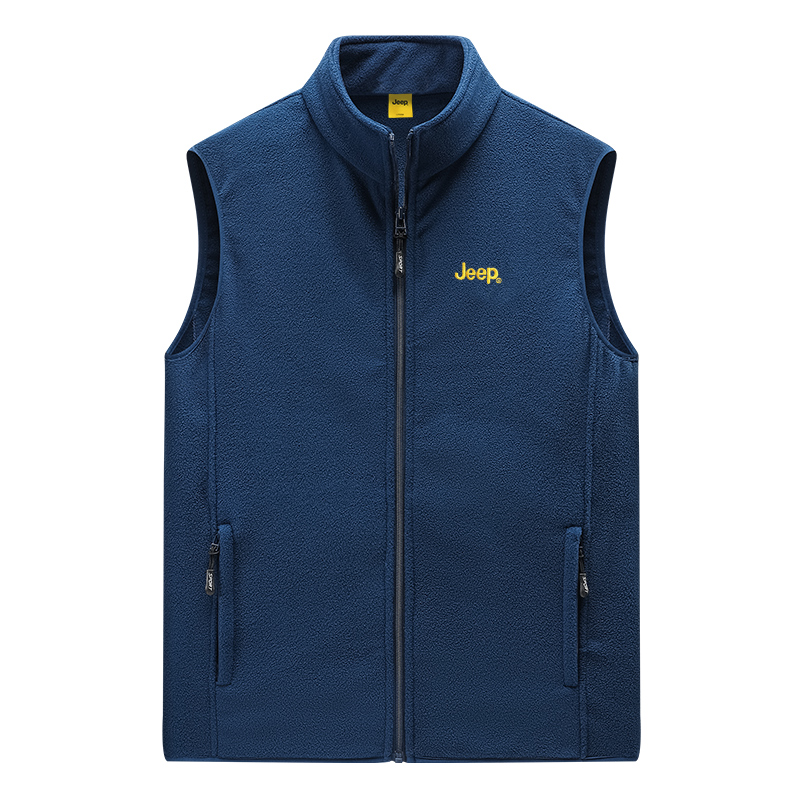 

Жилет Unisex Stand Collar Moderate Workwear Jeep, синий