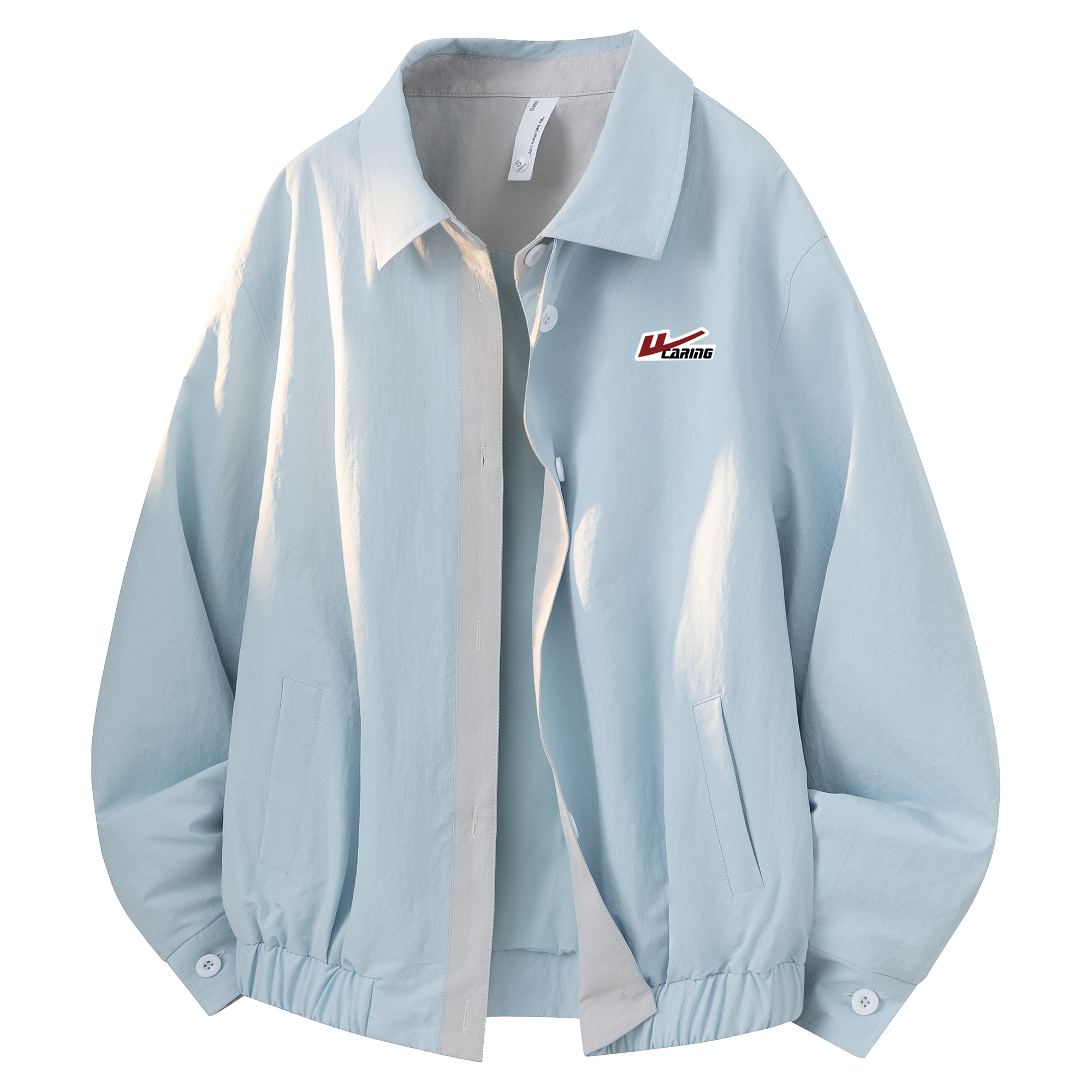 

Куртка Unisex Open Ended Smiling Collection WARRIOR, светло-синий (diy badge)