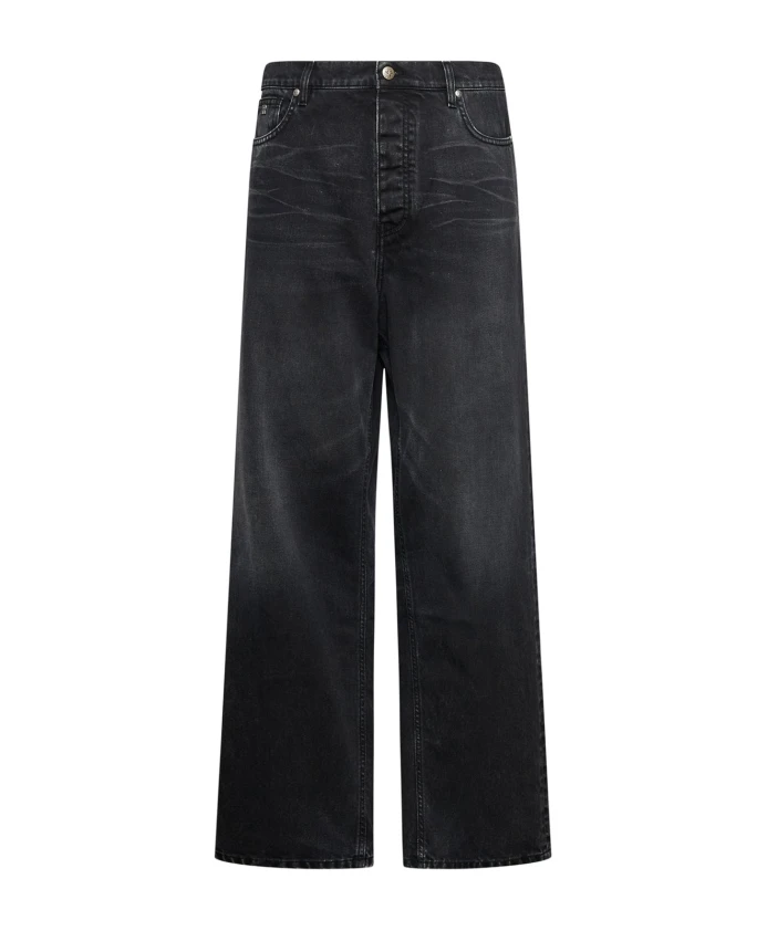 

Прямые джинсы с боковыми деталями John Richmond, черный