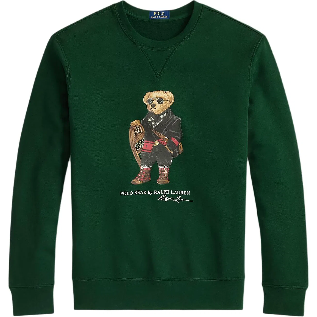 Свитшот с принтом Polo Bear Ralph Lauren зеленый