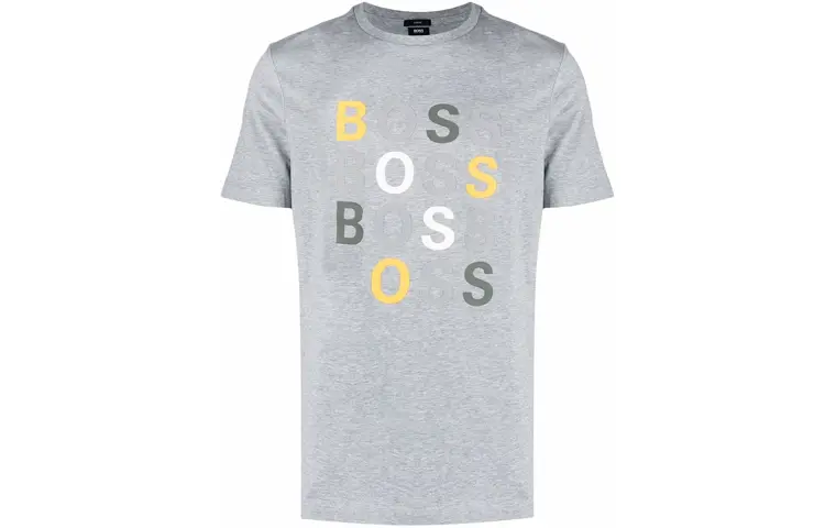 

Футболка SS22 мужская серая HUGO BOSS, серый