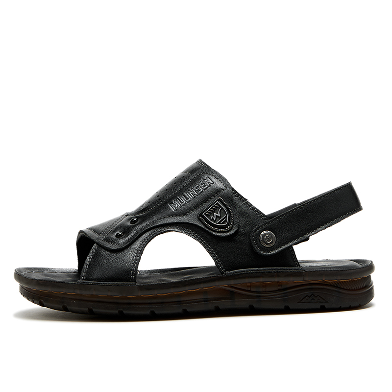 

Mulinsen Пляжные сандалии мужские черные, цвет Black