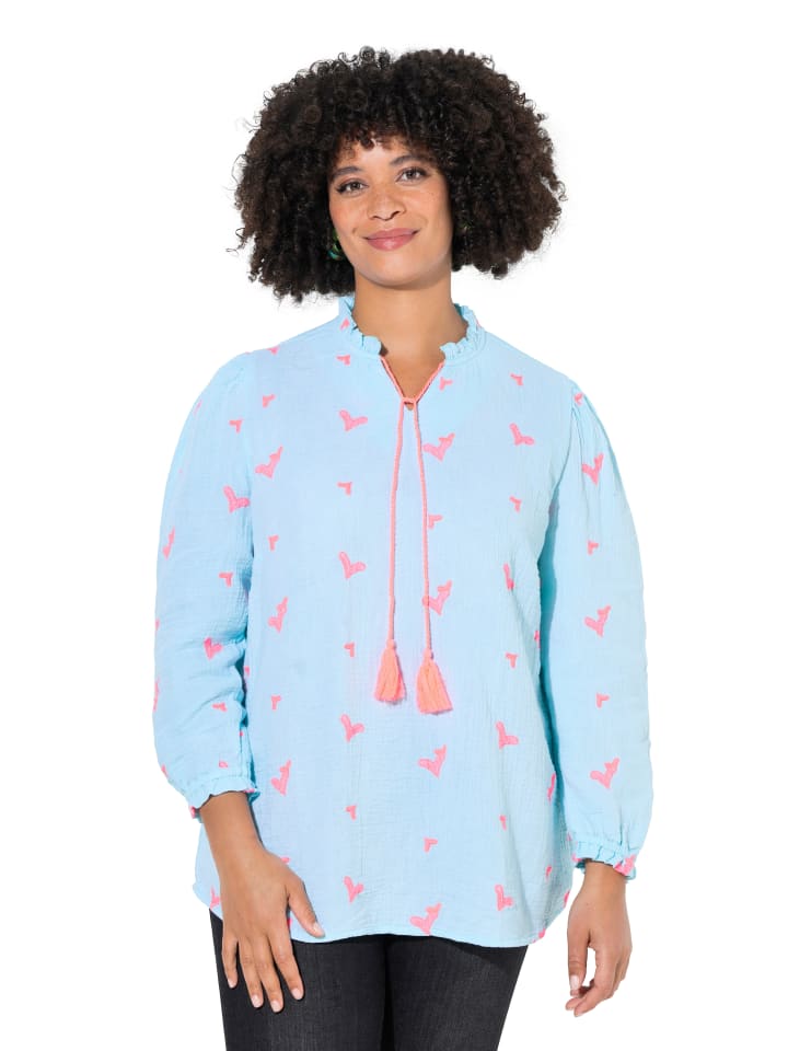 

Angel of Style Блузка ледяного синего цвета