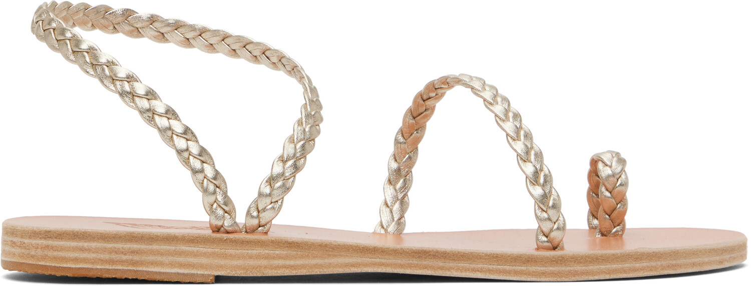 Серебряные сандалии Eleftheria Ancient Greek Sandals