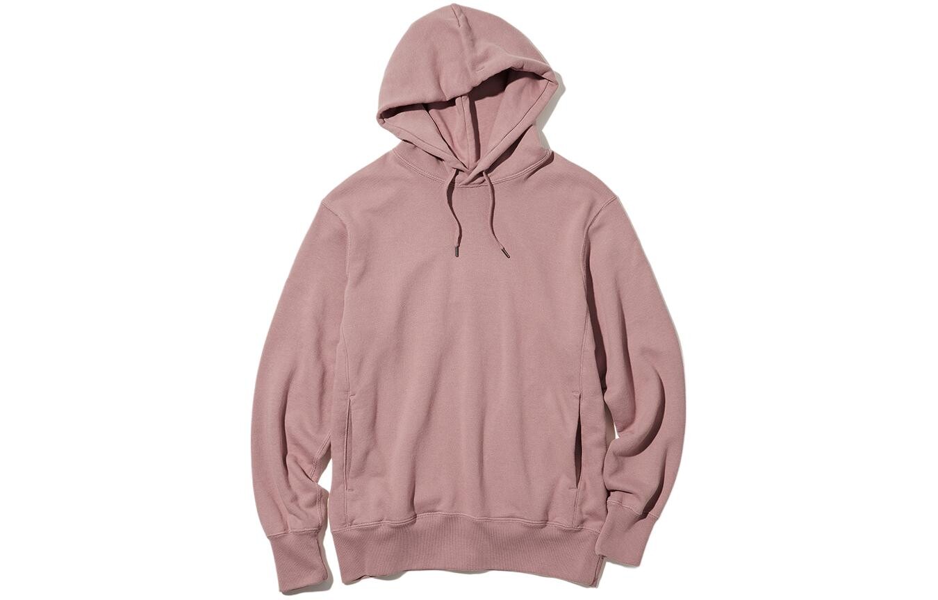

Толстовка унисекс пастельно-розовая Uniqlo, розовый