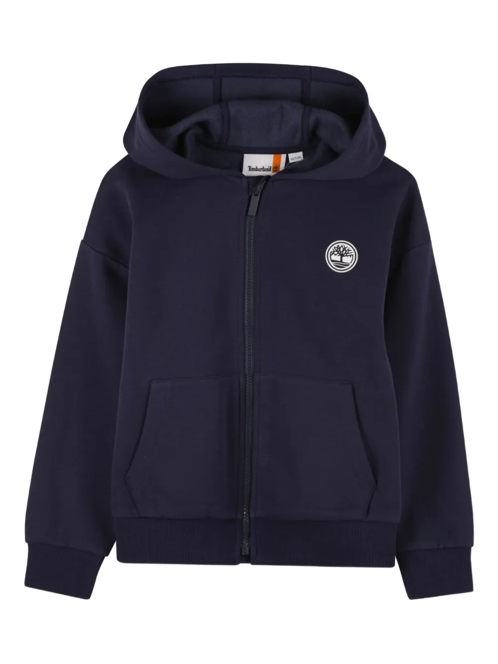 

Толстовка с капюшоном на молнии Timberland Kids, синий