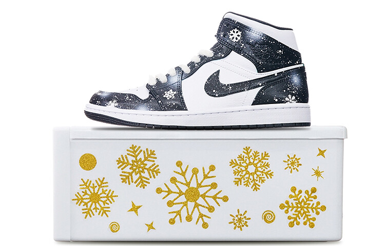 

Кроссовки Air JORDAN 1 Vintage Basketball Shoes Unisex Mid-Top Black White