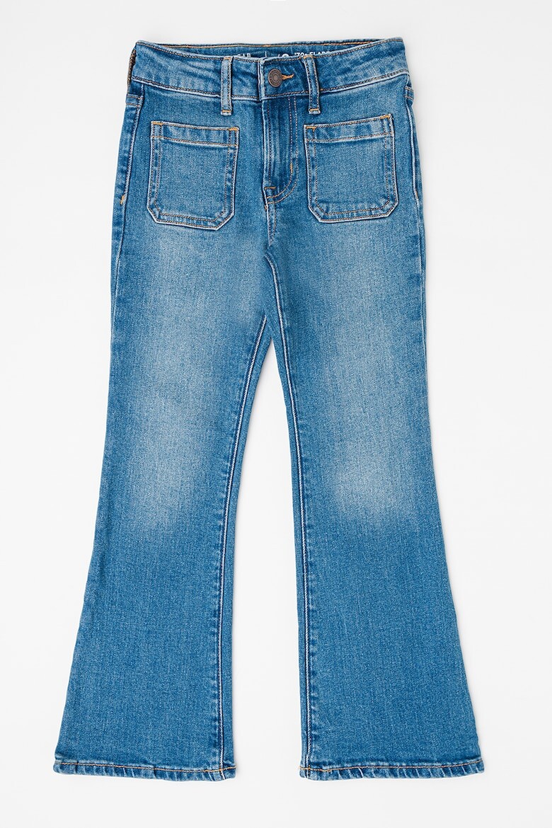

Укороченные джинсы с высокой талией Gap, синий