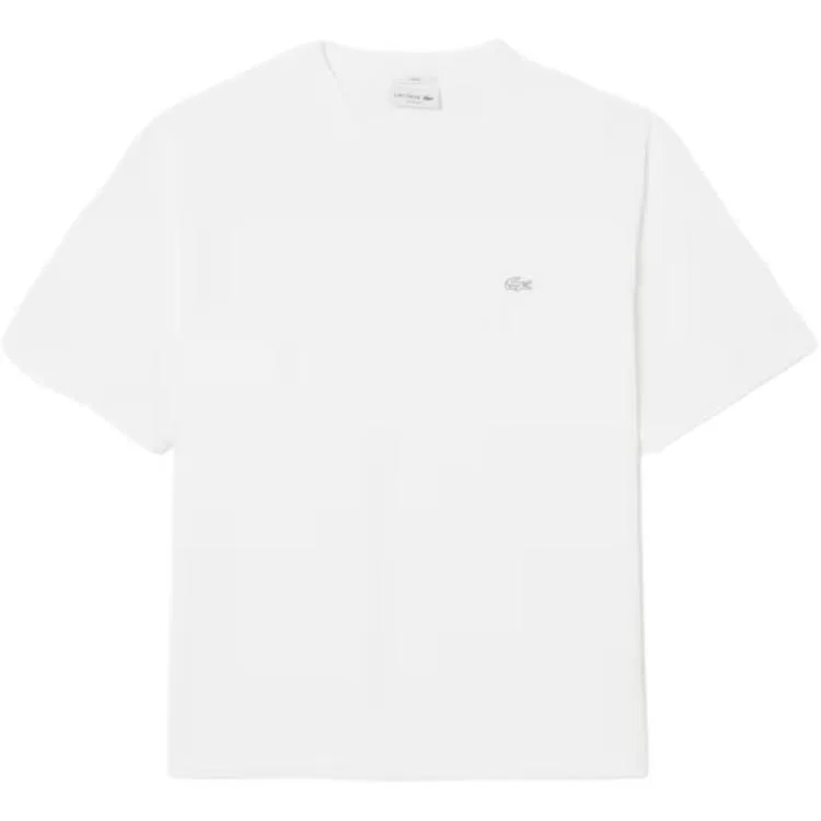 Футболка LACOSTE Logo Patch Crewneck, белая