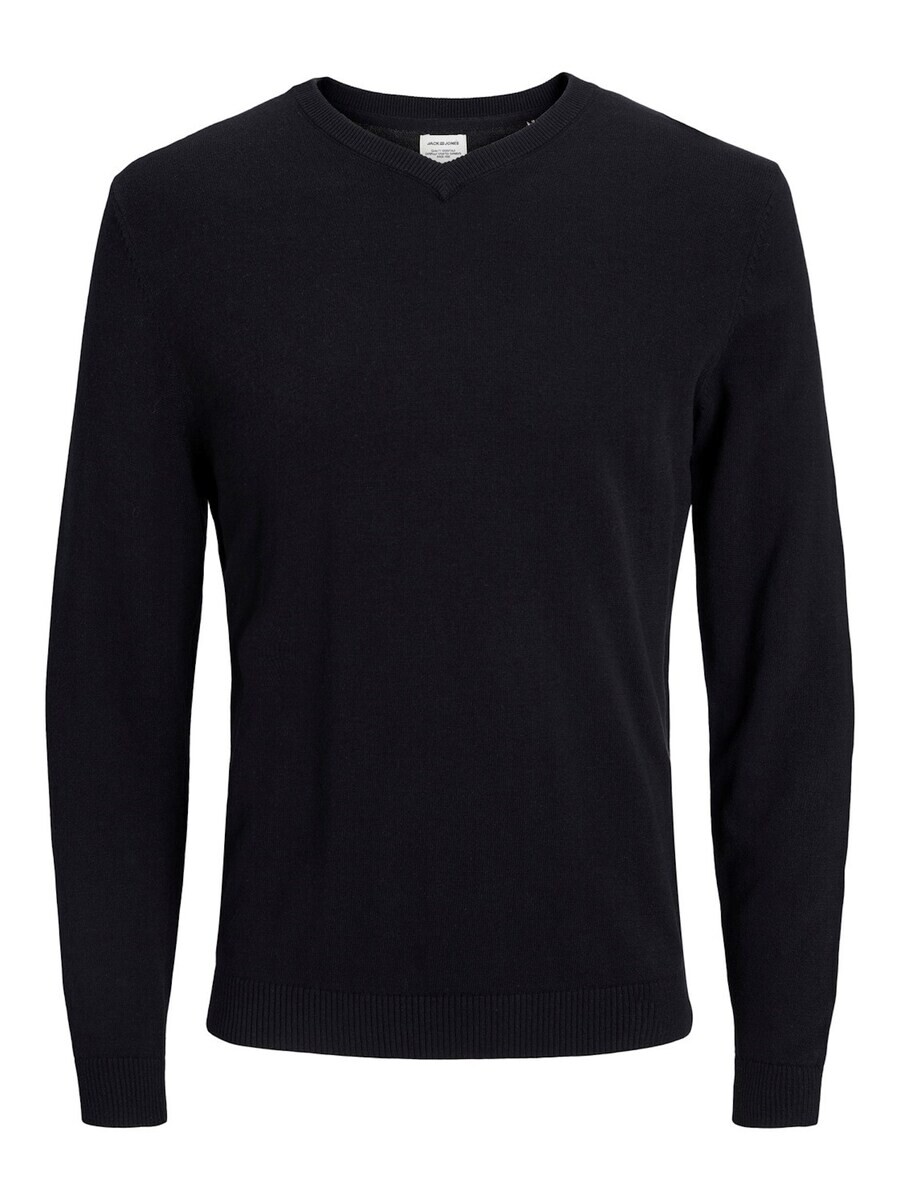 

Свитер с v-образным вырезом JACK & JONES Sweater, черный