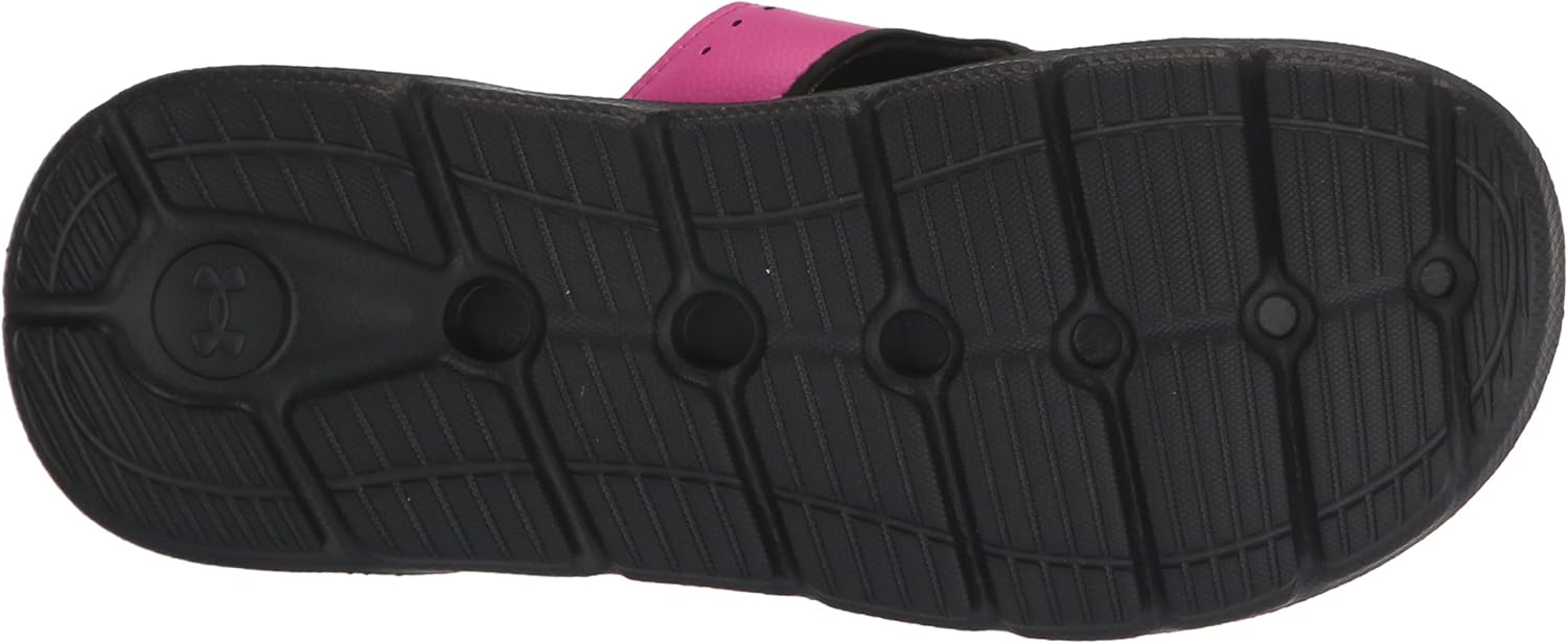 Детские сандалии Under Armour Ignite Pro Slide, черный/розовый — фото 4