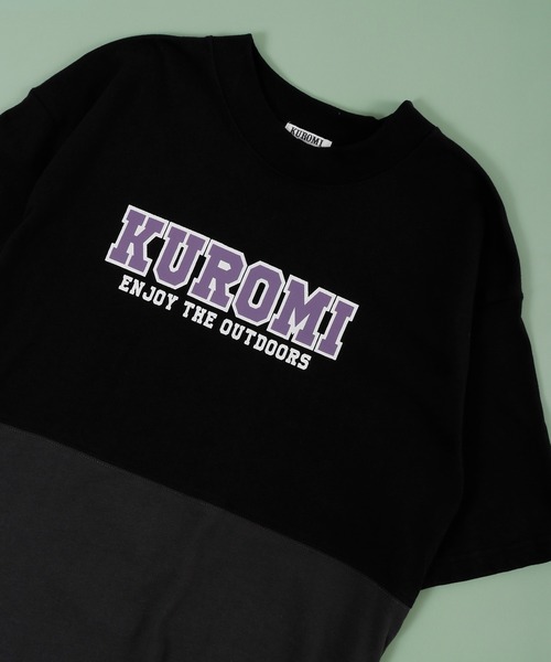 

Футболка с коротким рукавом, приспущенными плечами Sanrio Kuromi, черный