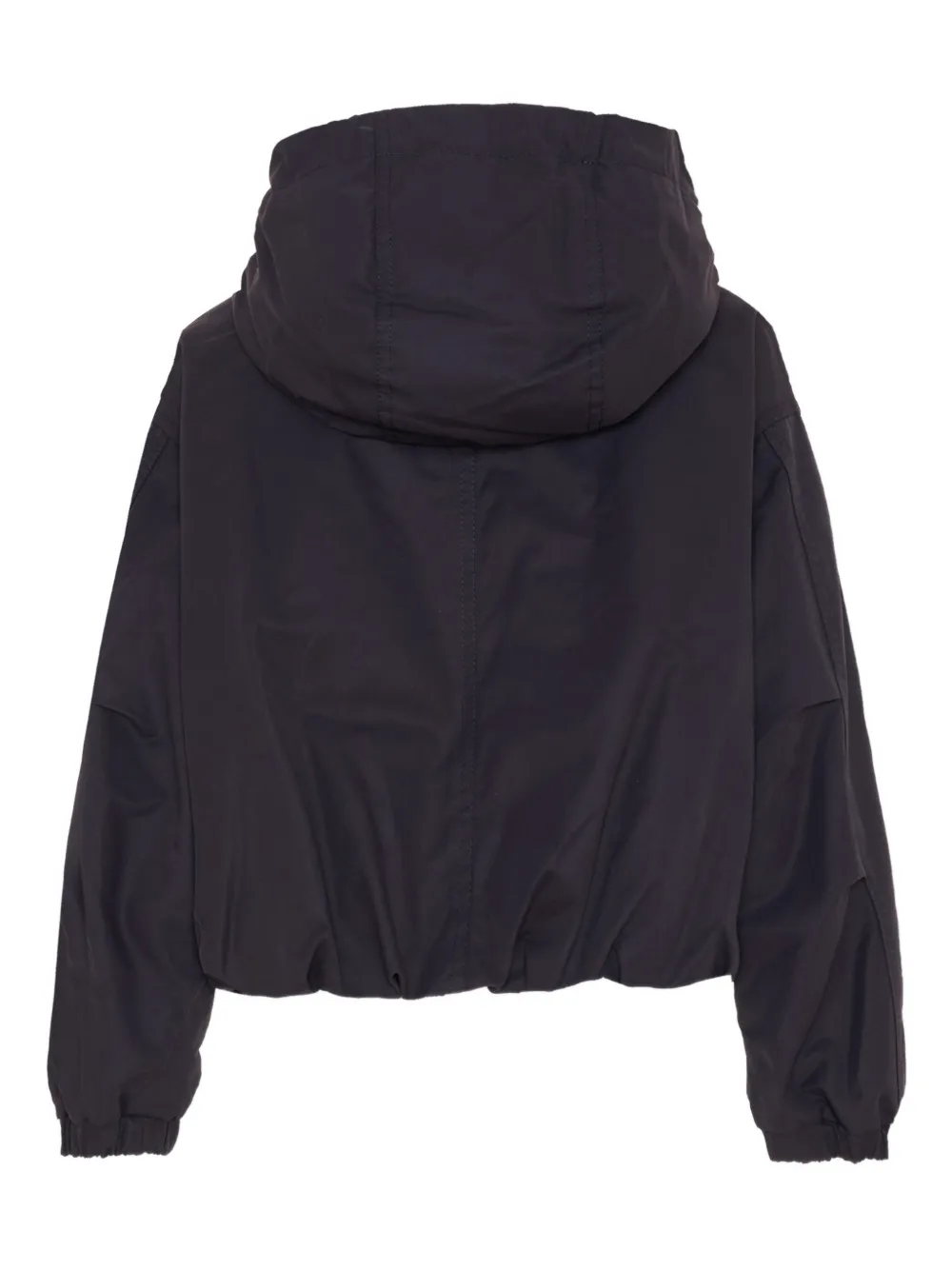 Хлопковая куртка с капюшоном Moncler Enfant, синий — фото 2