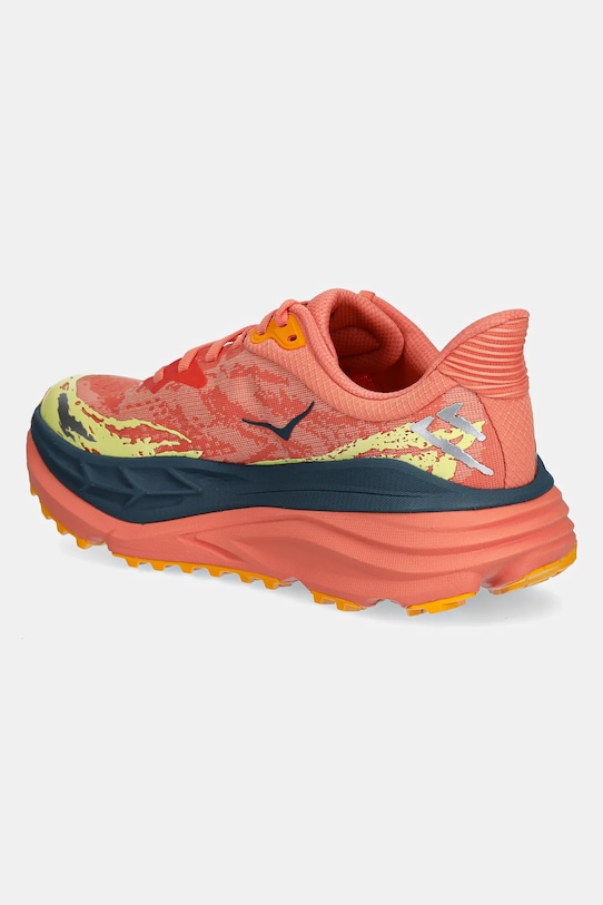 Женские кроссовки Hoka Stinson 5 на толстой подошве, оранжевый — фото 3