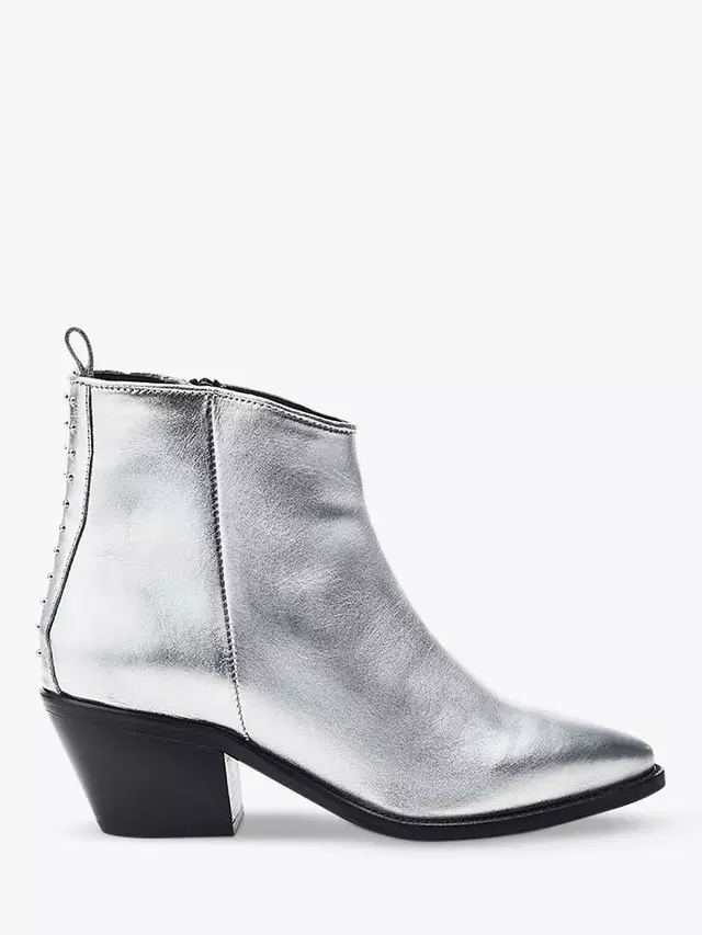 

Ботильоны Moda in Pelle Maevie Leather Western, серебряный