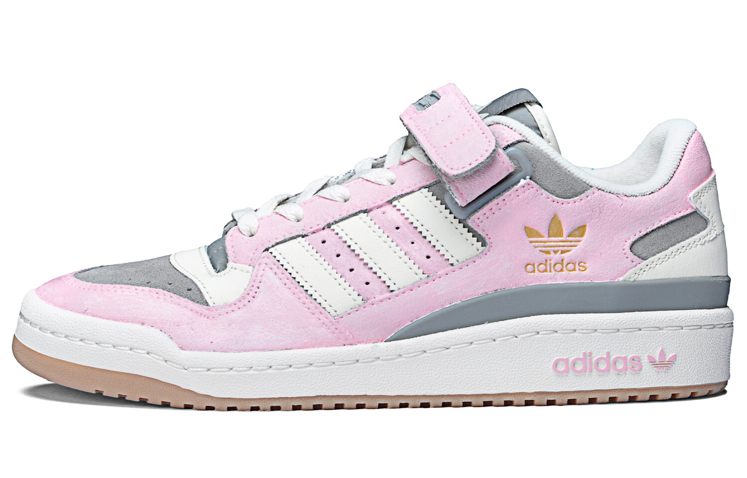 

Кроссовки adidas originals FORUM Skateboarding Shoes Unisex Low-top Gray/Pink, серый/розовый