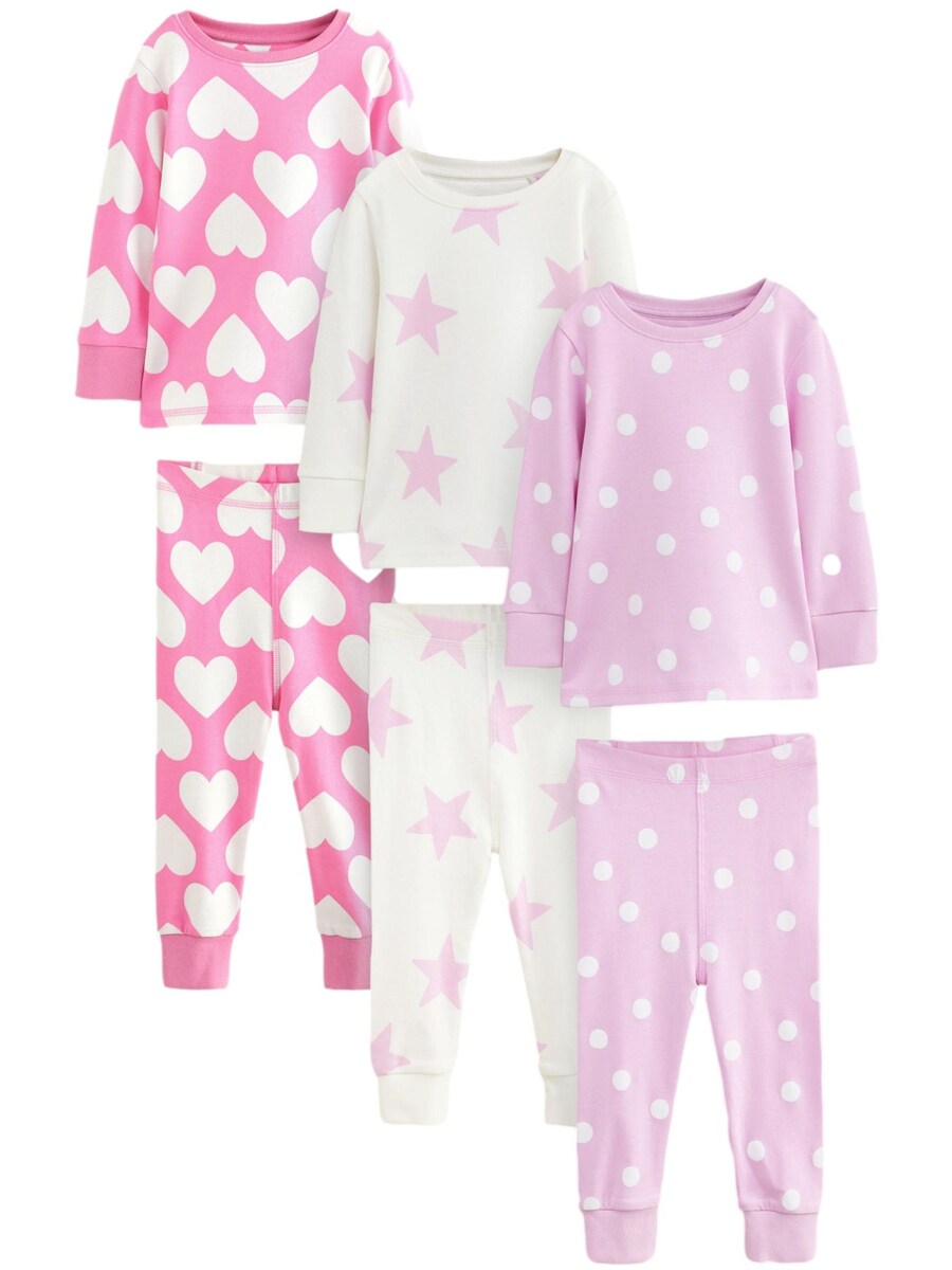 

Пижама Next, цвет Pink/Pastel pink/Light pink/Dark pink