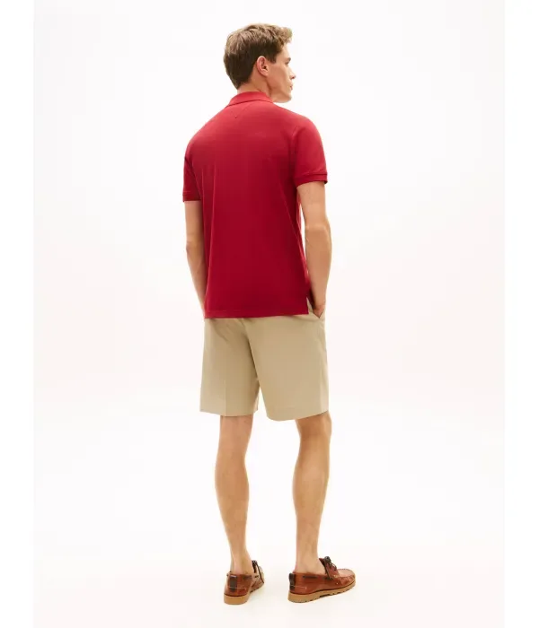 Полюс regular fit Tommy Hilfiger, красный — фото 3