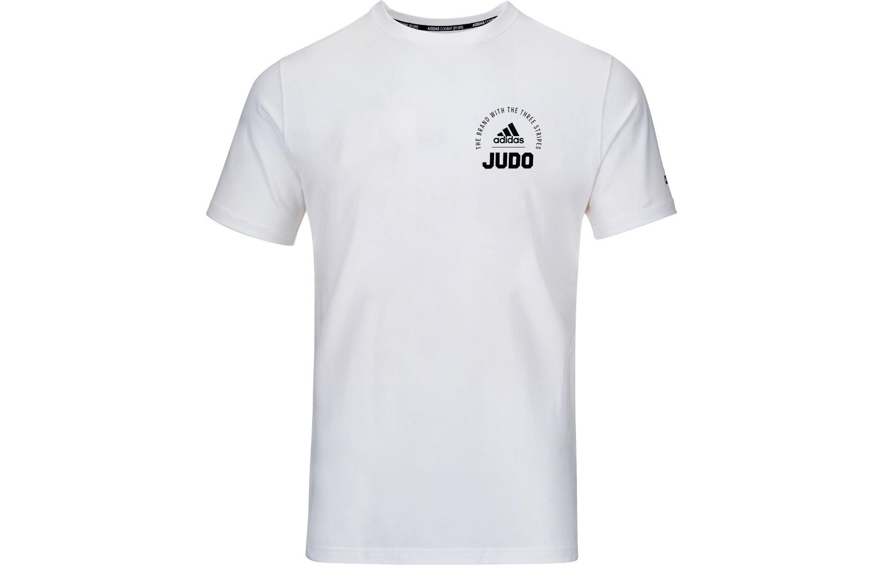 Футболка унисекс белая основа с черным текстом Adidas, белая основа черный текст — фото 2