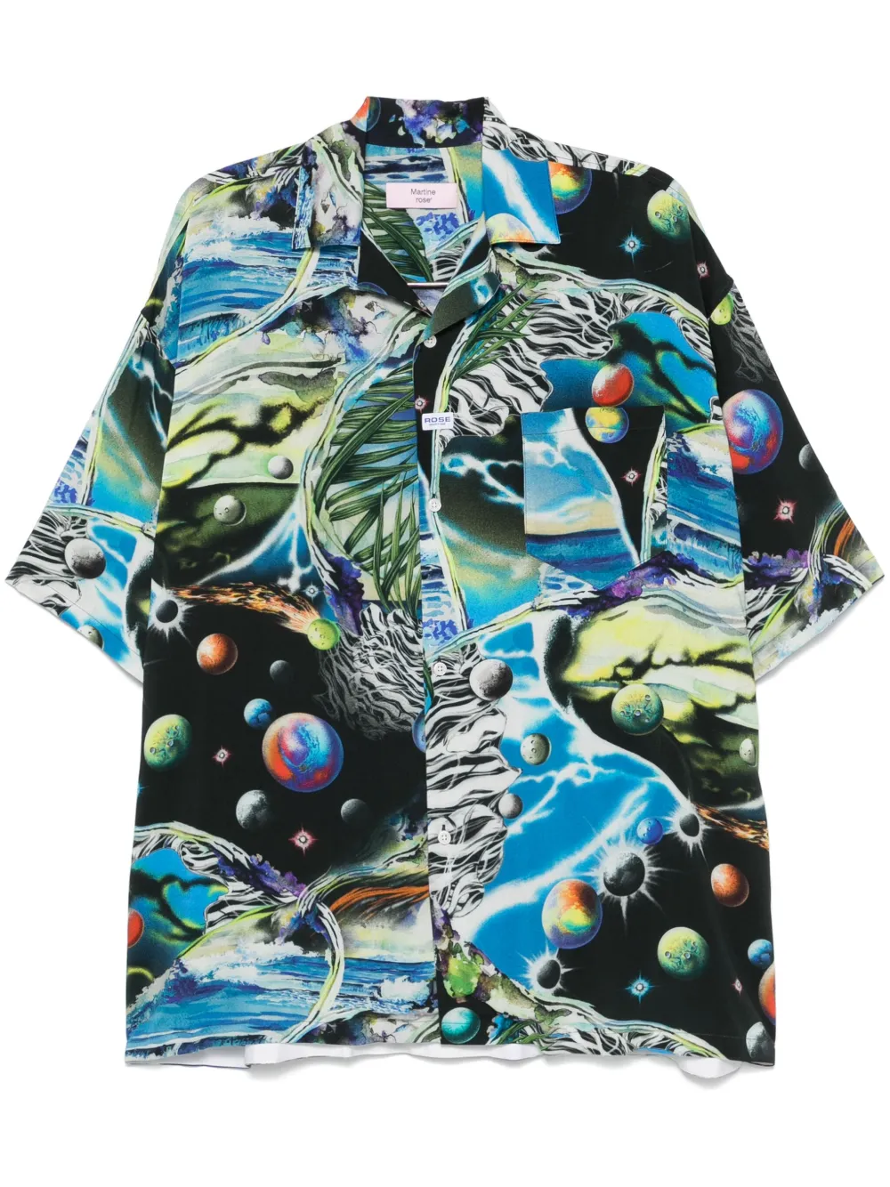 

Рубашка Hawaiian Martine Rose, синий