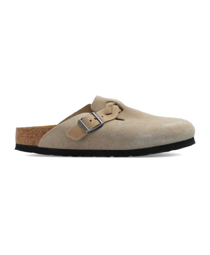Босоножки Boston с плетеной отделкой Birkenstock, бежевый