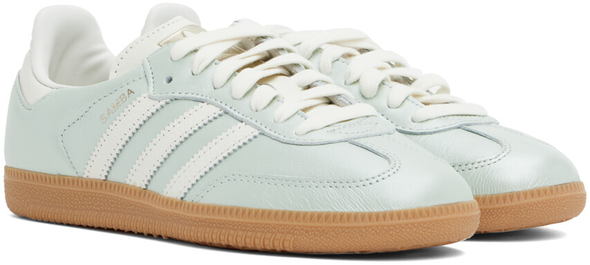 Сине-белые кроссовки Samba OG Adidas Originals — фото 3