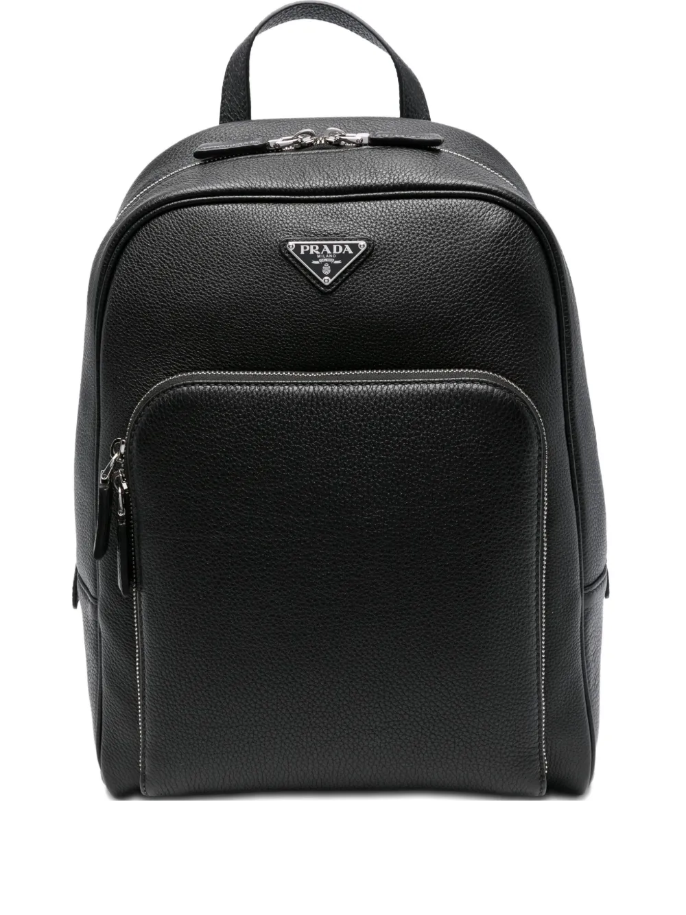 

Рюкзак из сафьяновой кожи Prada, черный