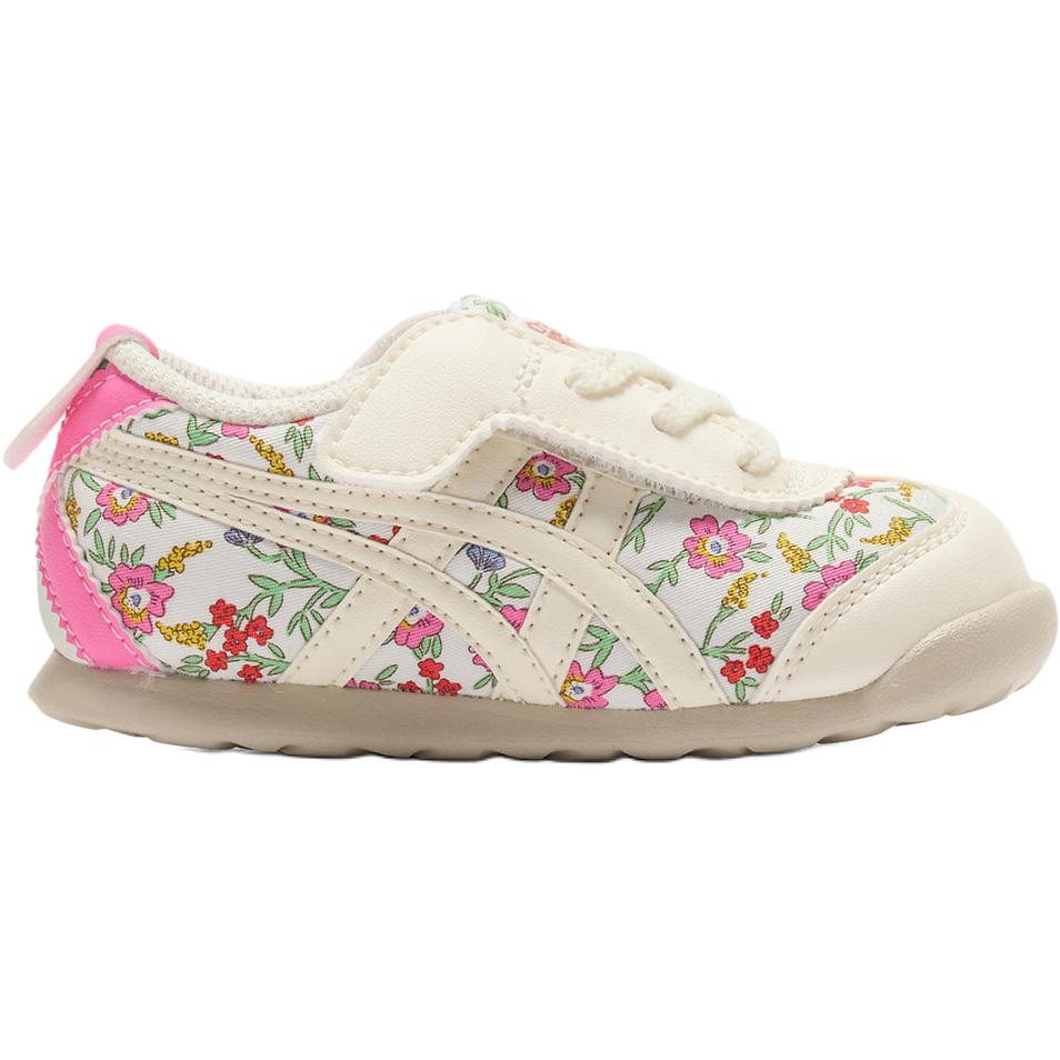 Mexico 66 устойчивые к истиранию низкие детские ботинки beige для малышей Onitsuka Tiger, бежевый — фото 3