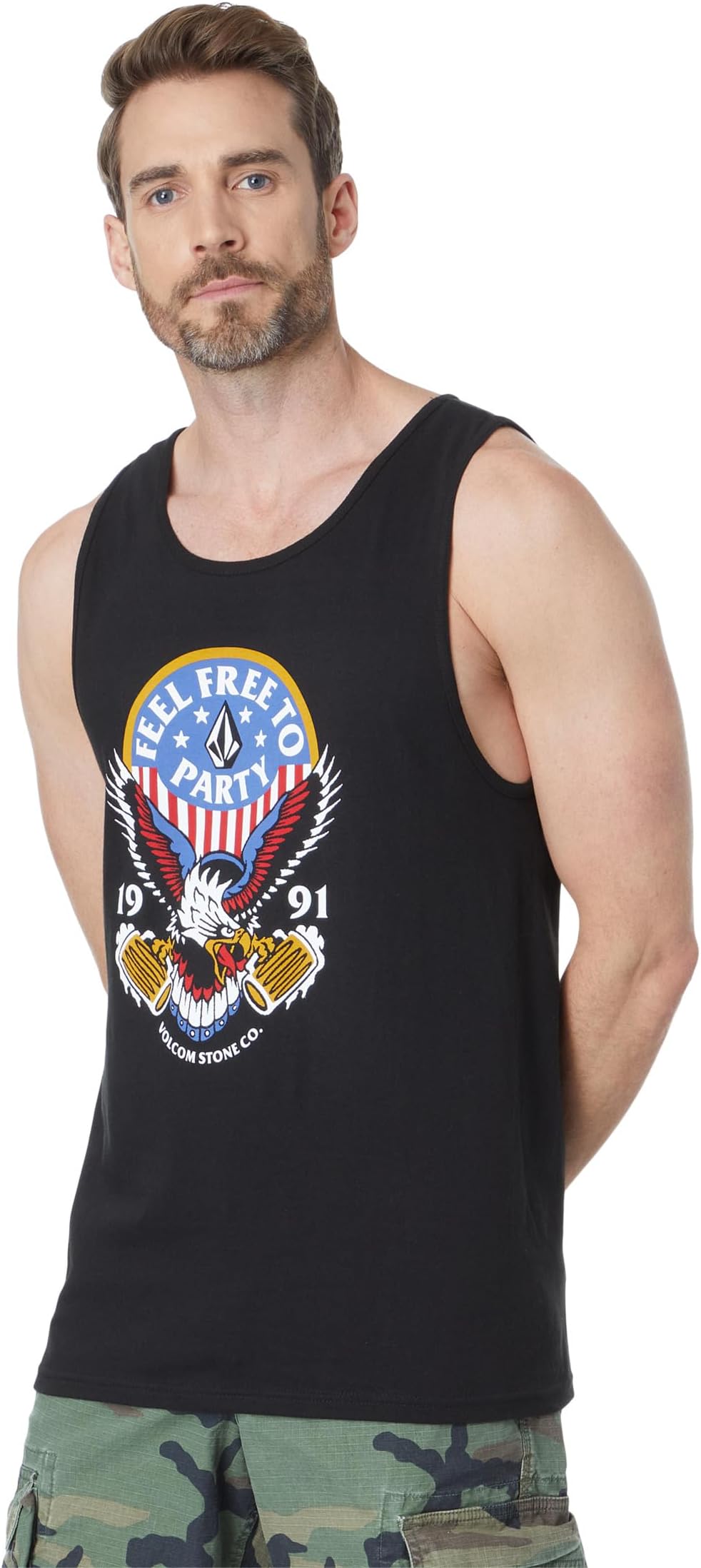 

Топ Freedomeagle Tank Volcom, черный